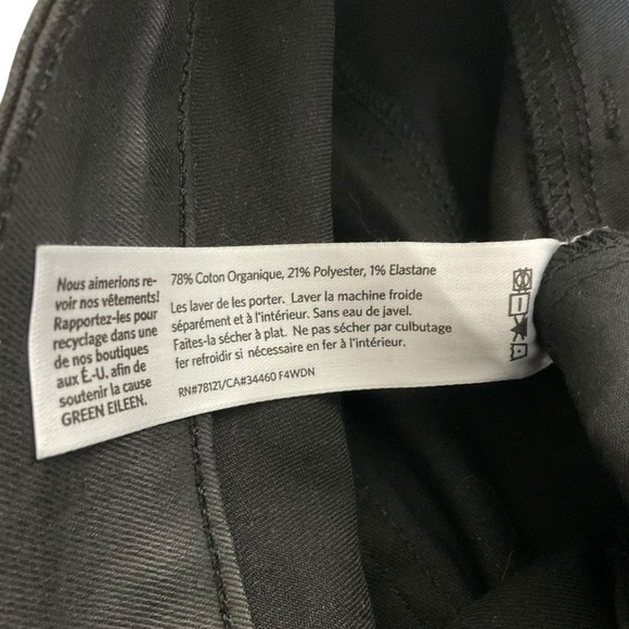 Eileen Fisher Women's Sleek Black Skinny Jeans - Picture 5 of 8